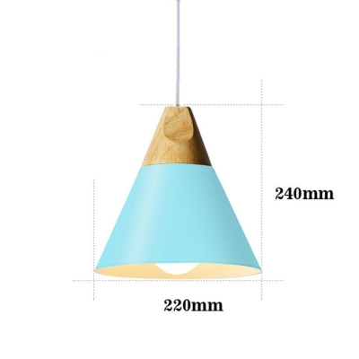 LED-Lampe aus Holz