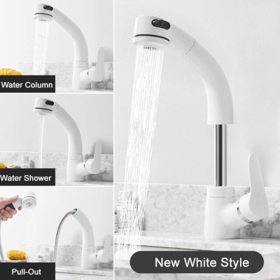 360 drehbarer Badezimmer-Wasserhahn