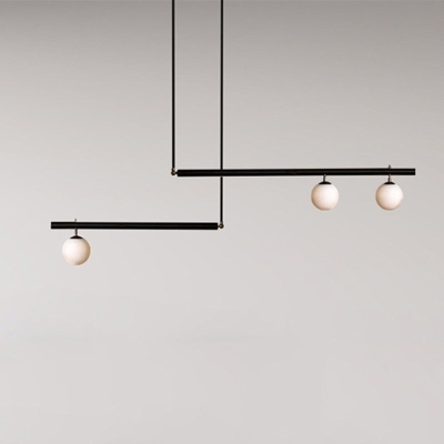 Glazen bol hanglamp