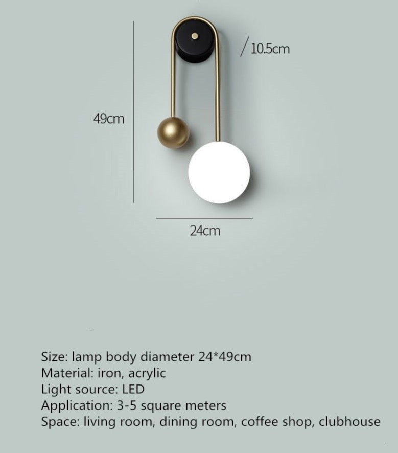 Gouden koperen lamp