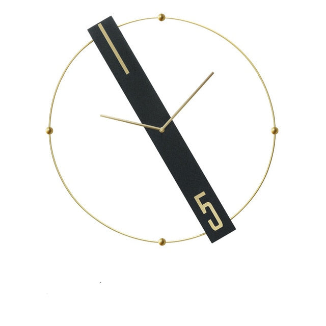 Minimalistische Wanduhr