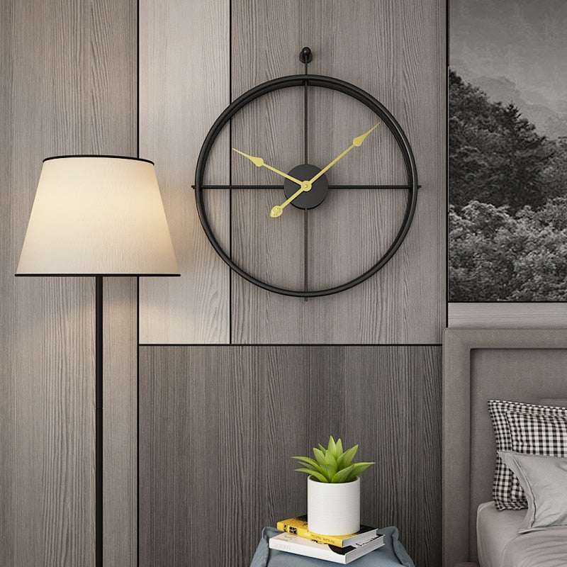 minimalistische Wanduhr