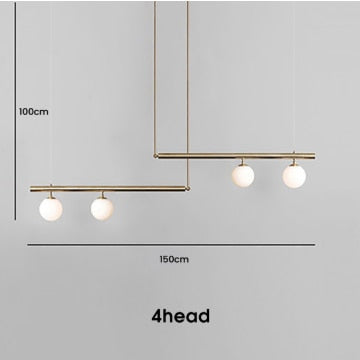 Glazen bol hanglamp