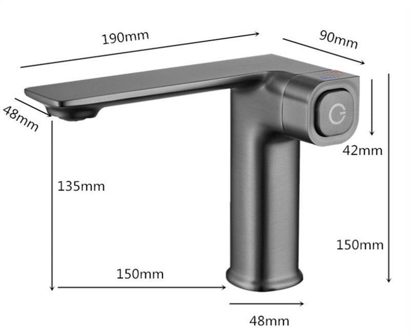 Wasserh&auml;hne Messing-Waschtischarmatur