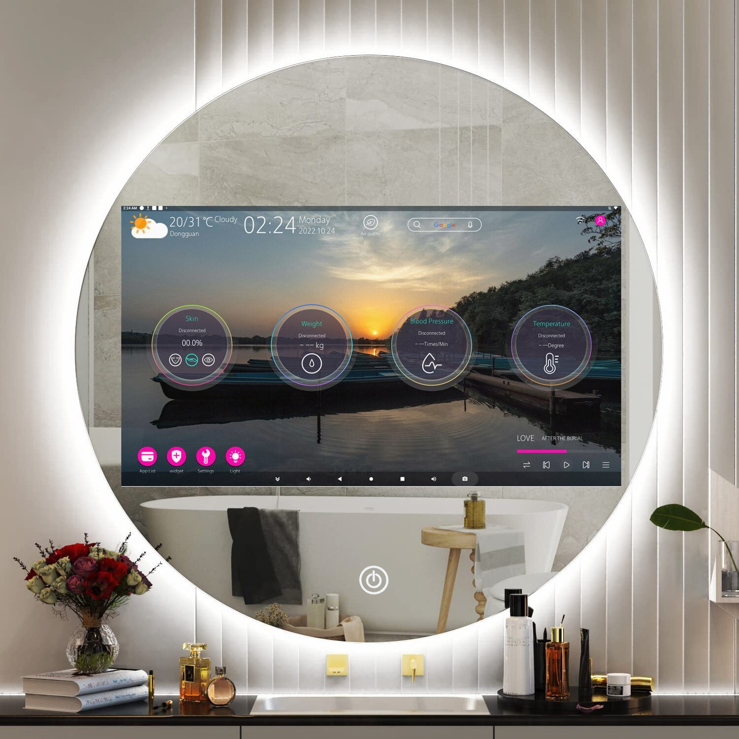 Smarter Fitness-Spiegelfernseher