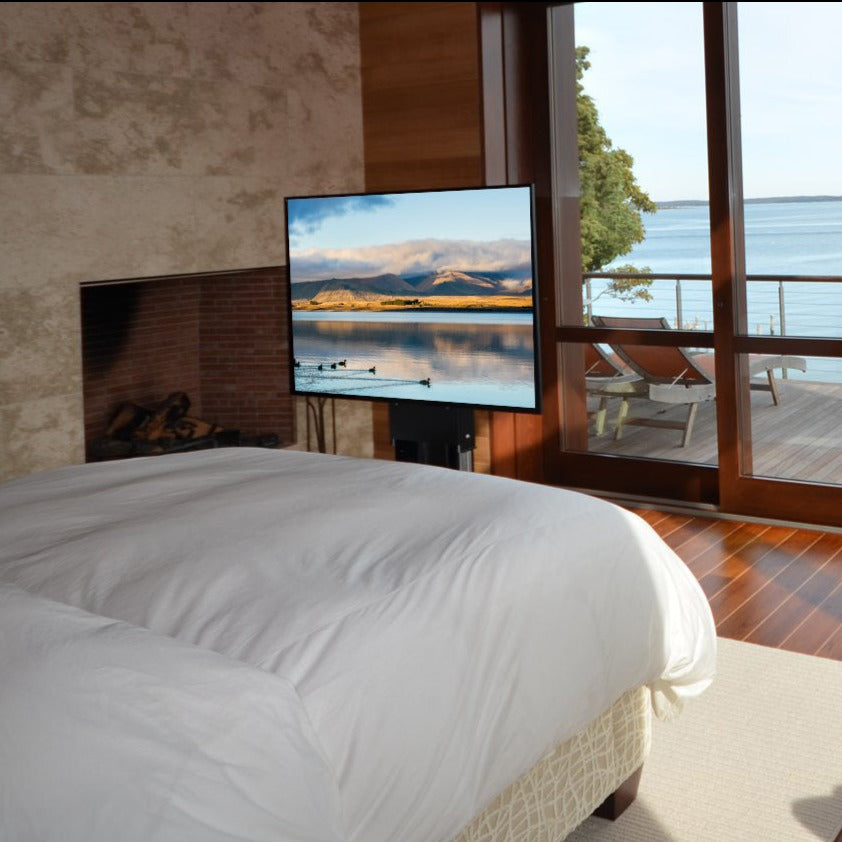 TV-Lift unter dem Bett