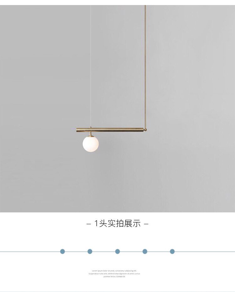 Glazen bol hanglamp