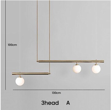 Glazen bol hanglamp