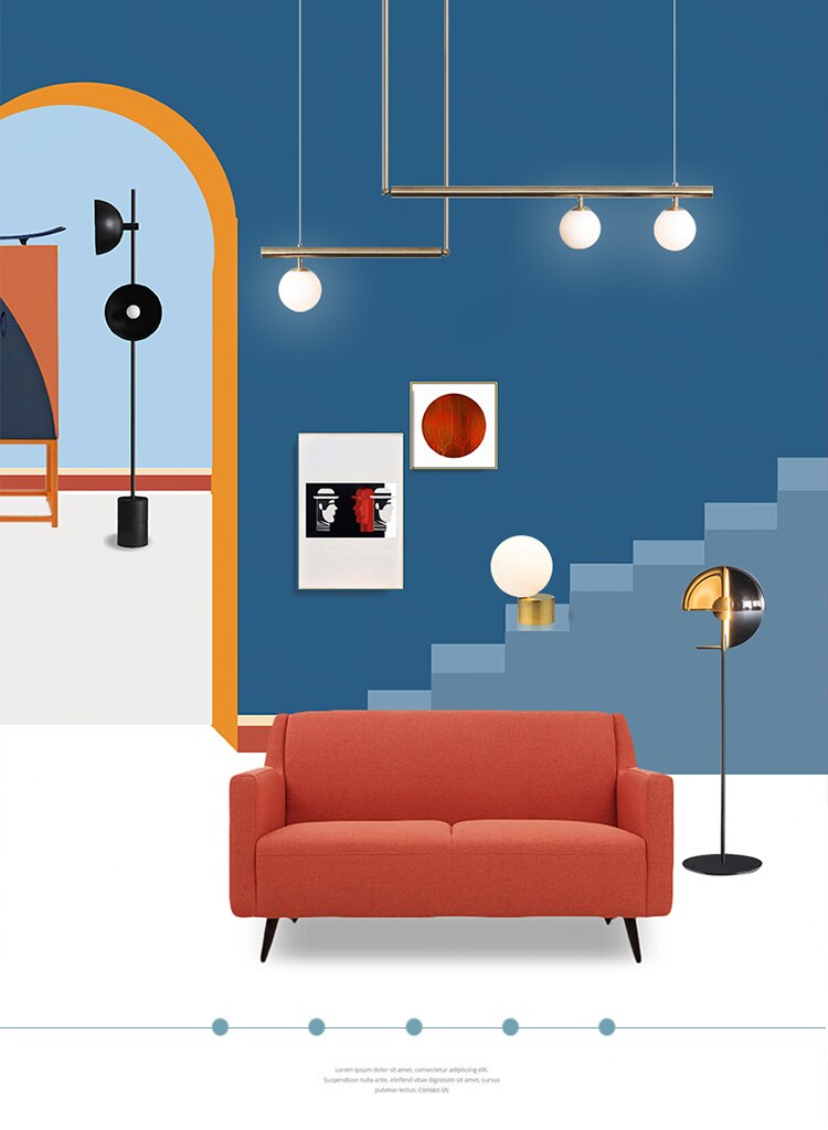 Glazen bol hanglamp