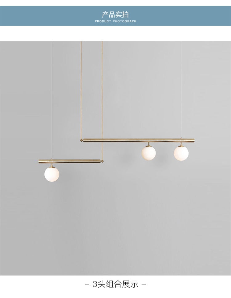 Glazen bol hanglamp