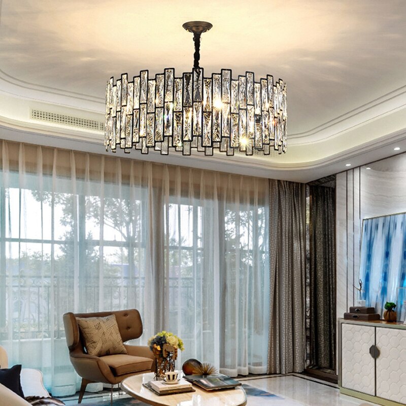Retro kristallen kunstlamp