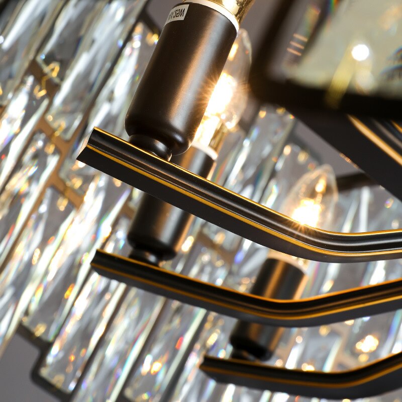 Retro kristallen kunstlamp