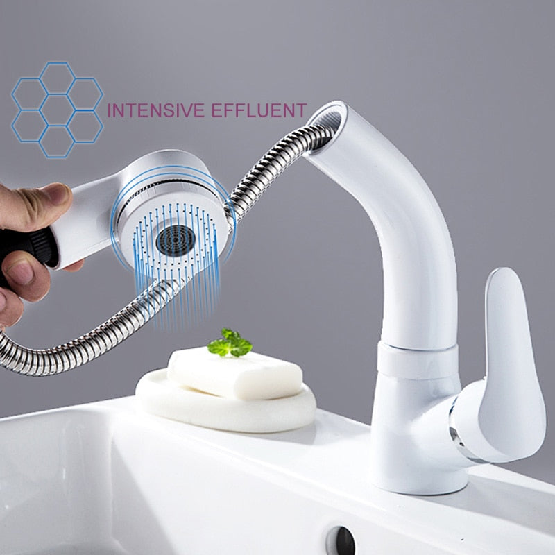 360 drehbarer Badezimmer-Wasserhahn