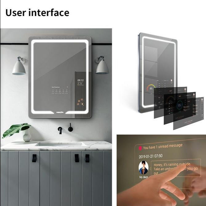 Touchscreen-TV-Spiegel