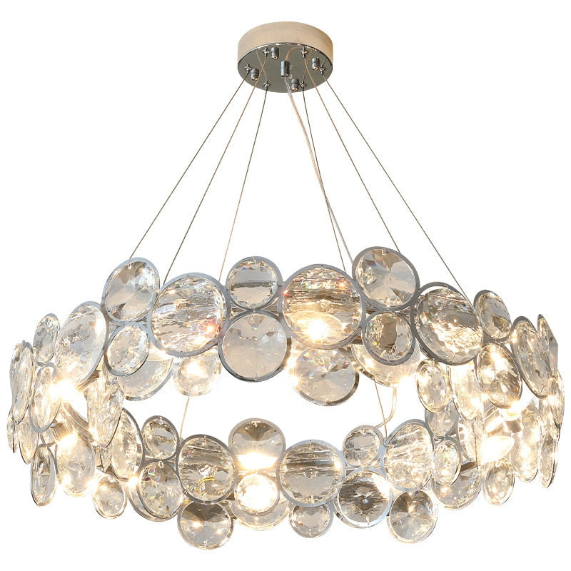 Ringlicht-Kristall-Kronleuchter