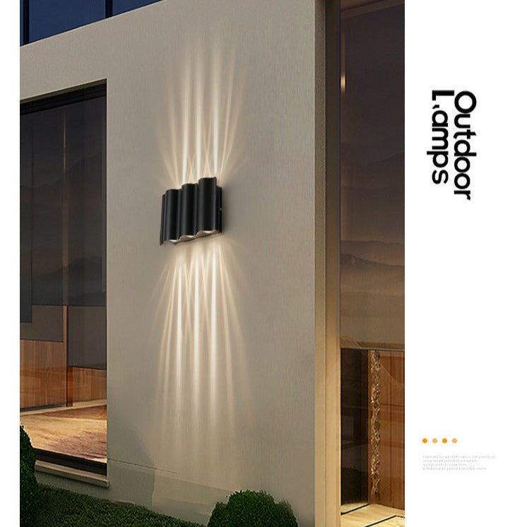 Aluminium wandlamp