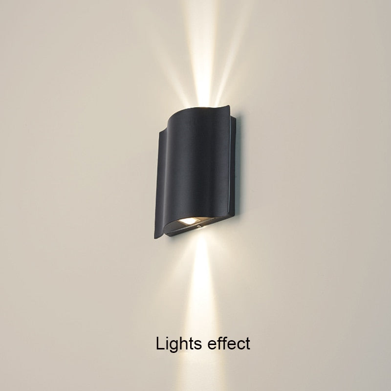 Aluminium wandlamp