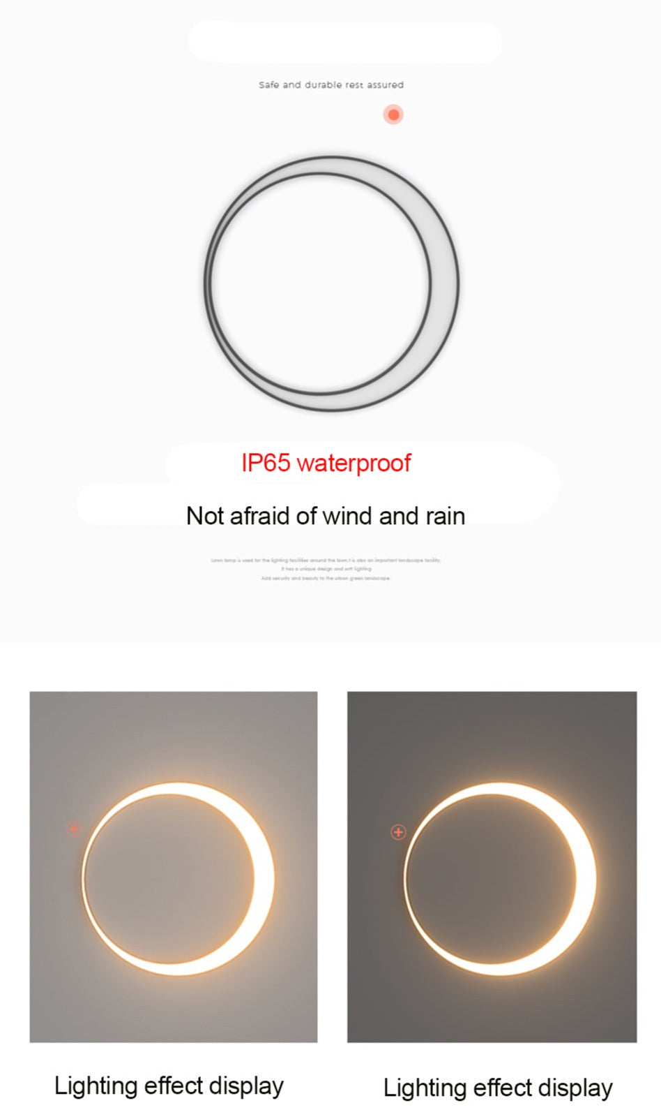 Wandlamp in maanstijl
