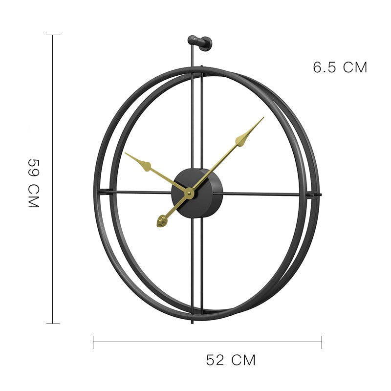 minimalistische Wanduhr