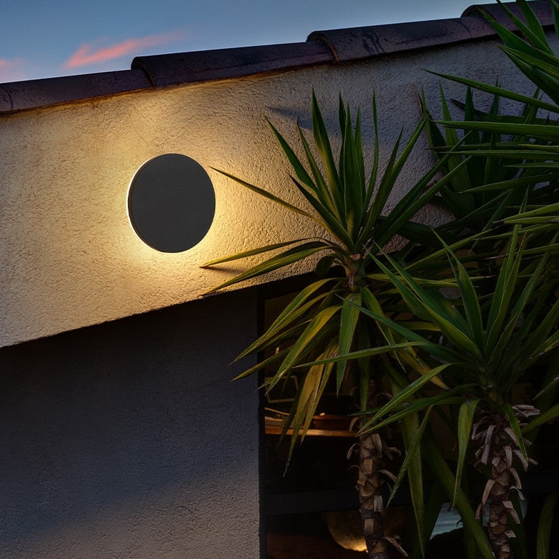 RVS wandlamp