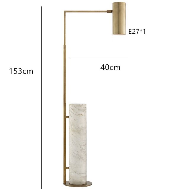 Moderne Marmorlampe