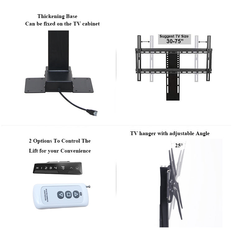 Automatisch motorisierter TV-Liftst&auml;nder