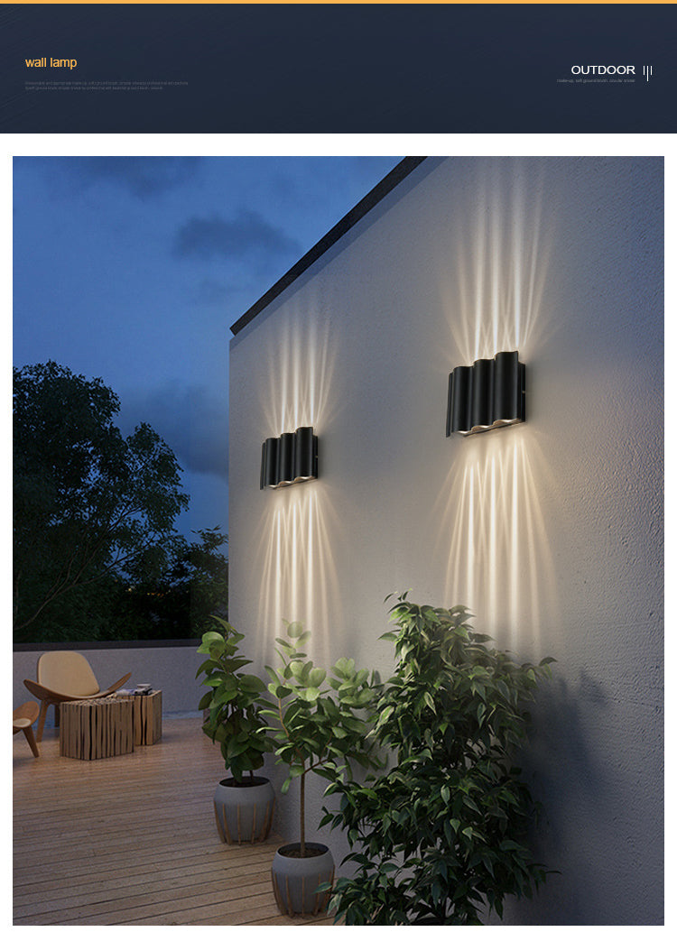 Aluminium wandlamp