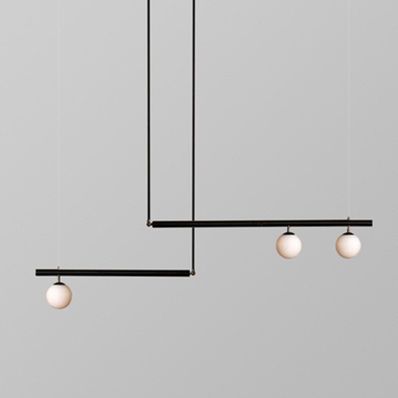 Glazen bol hanglamp