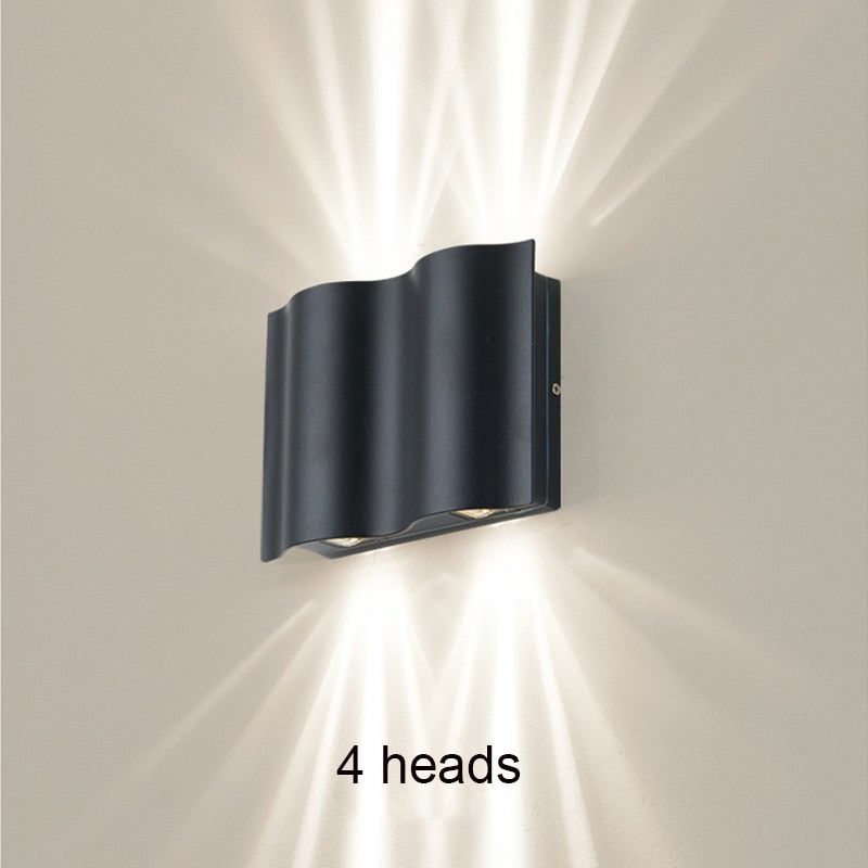 Aluminium wandlamp