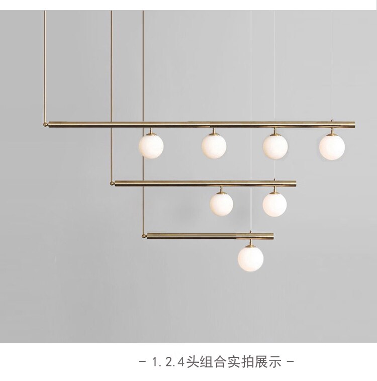 Glazen bol hanglamp