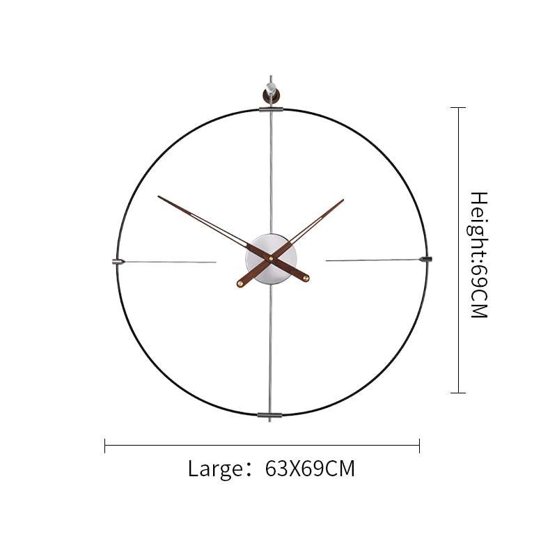 minimalistische Uhr