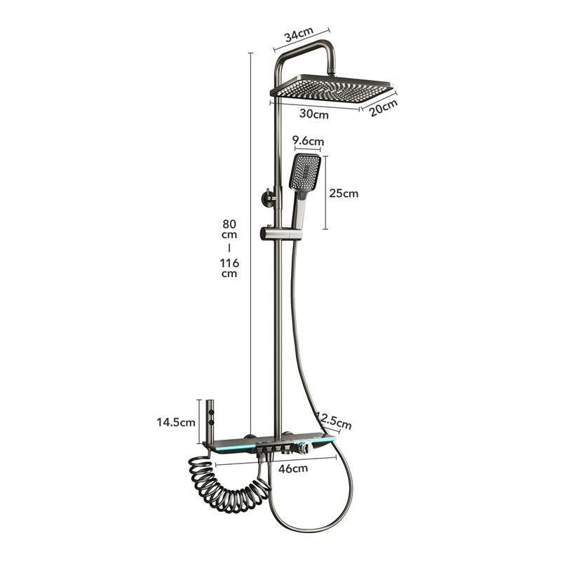 Intelligentes Duschset