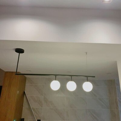 Glazen bol hanglamp