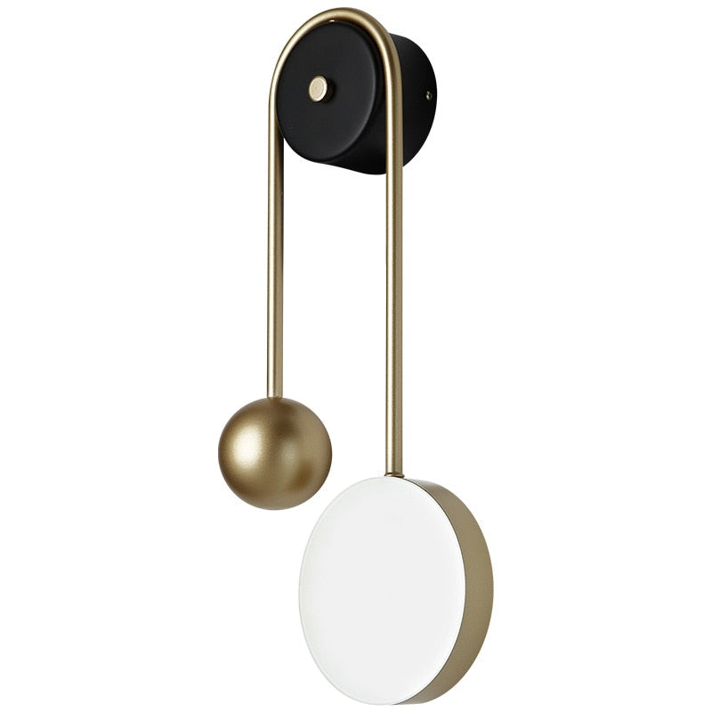Gouden koperen lamp