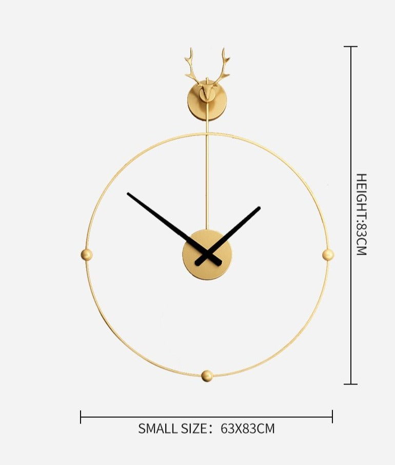 Hohle Wanduhr