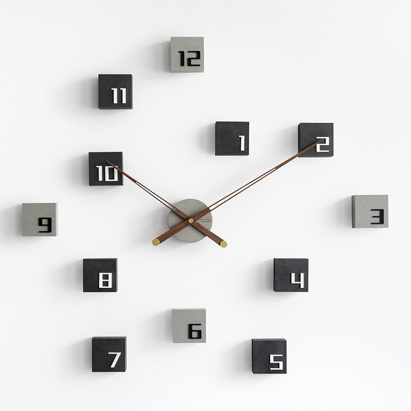 Uhr aus Polyamid-W&uuml;rfeln