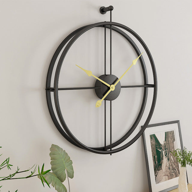 minimalistische Wanduhr