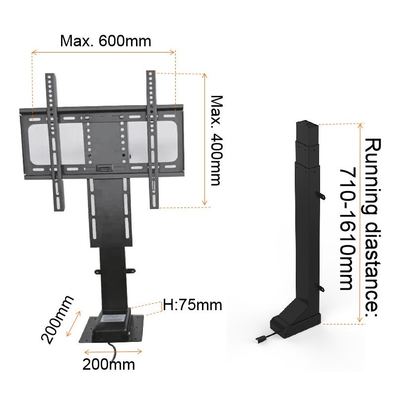 Automatisch motorisierter TV-Liftst&auml;nder