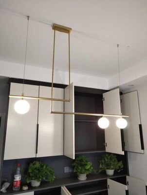 Glazen bol hanglamp