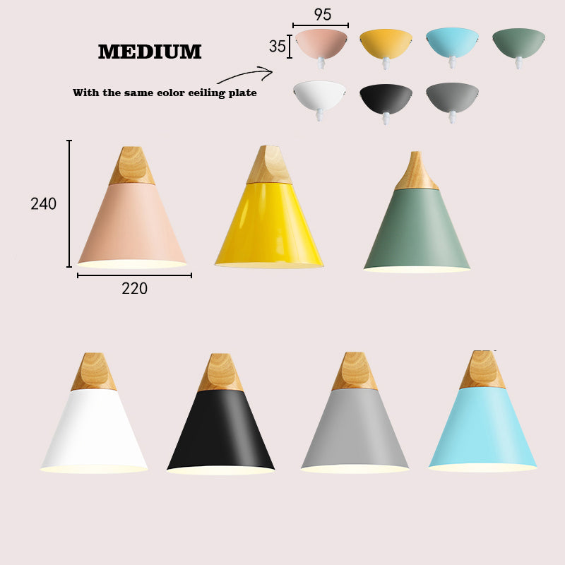 LED-Lampe aus Holz