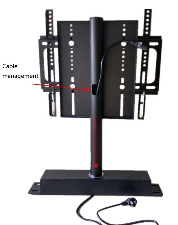 TV-Halterung mit automatischer Drehung