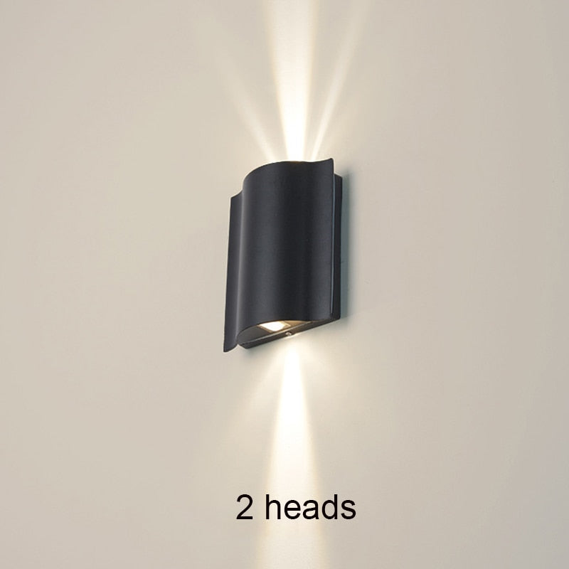 Aluminium wandlamp