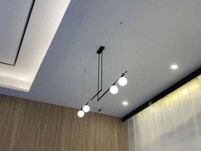 Glazen bol hanglamp