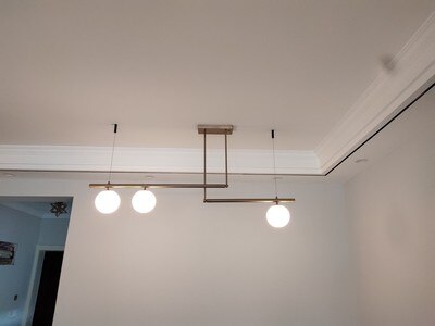 Glazen bol hanglamp