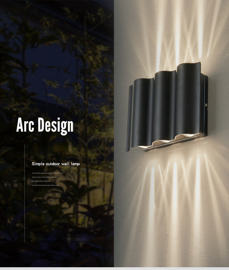 Aluminium wandlamp