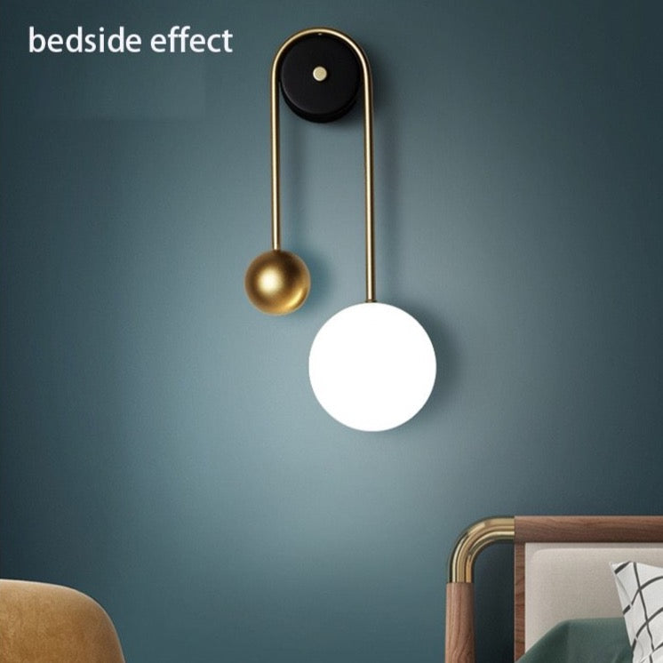 Gouden koperen lamp