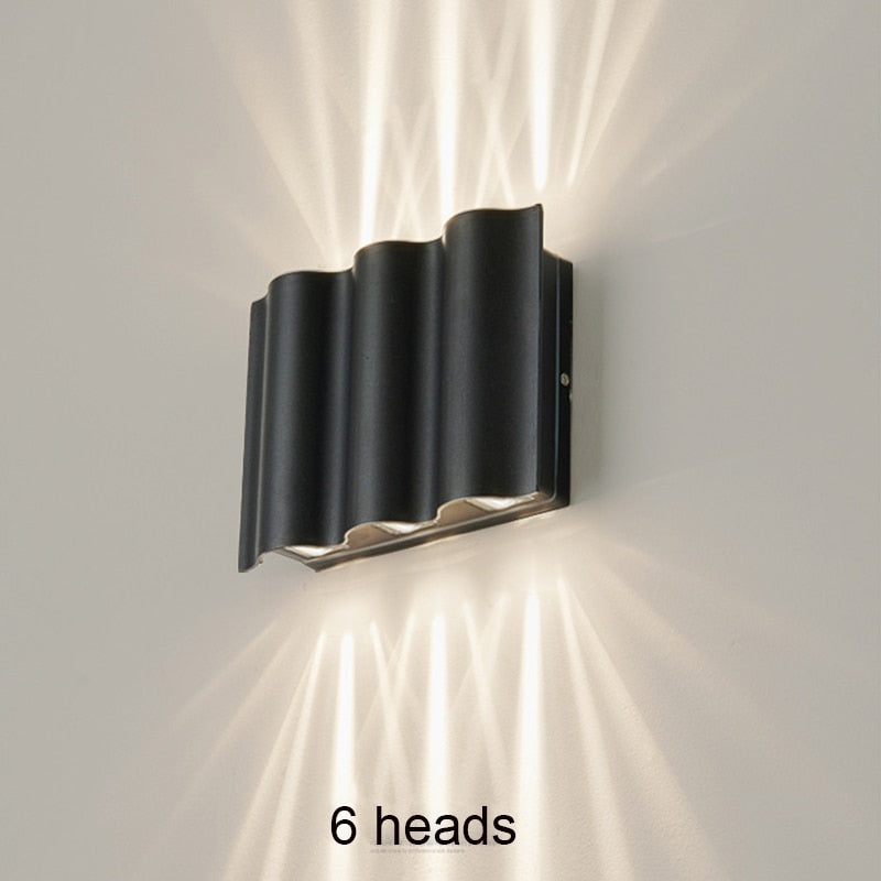Aluminium wandlamp