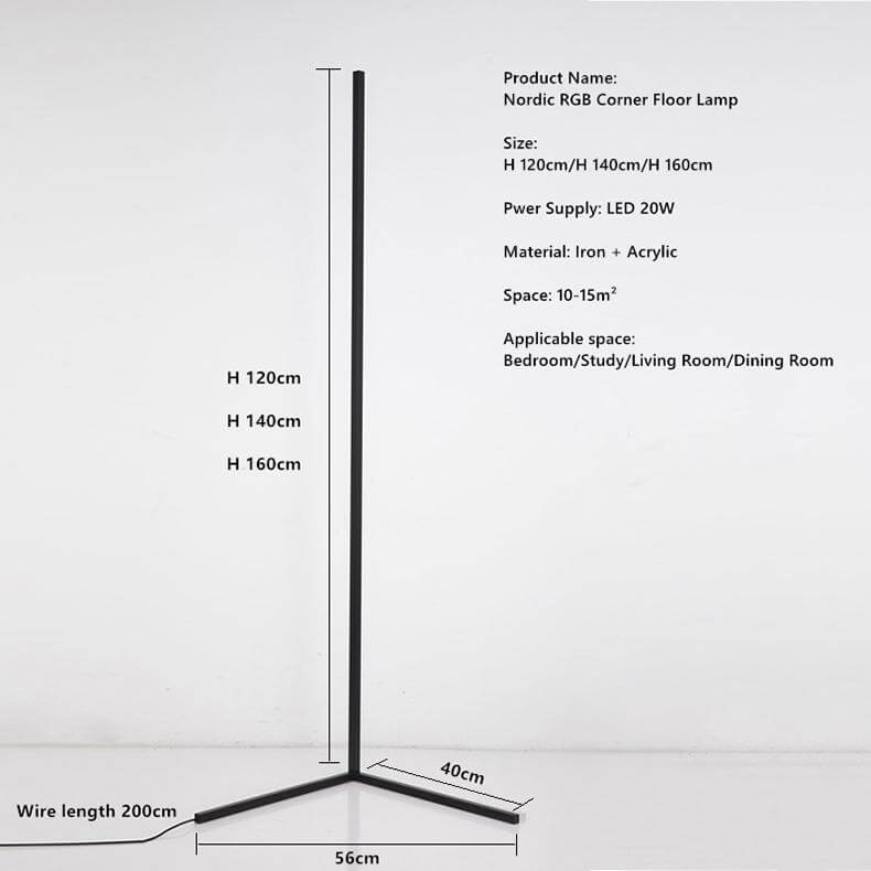 Minimale hoeklamp